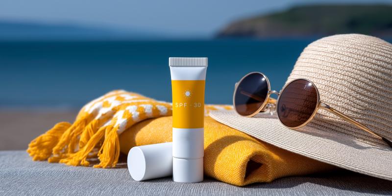 Ochrona przeciwsłoneczna na plaży