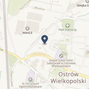Zespół Zakładów Opieki Zdrowotnej Ostrów Wielkopolski na mapie