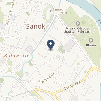 SPZOZ w Sanoku na mapie