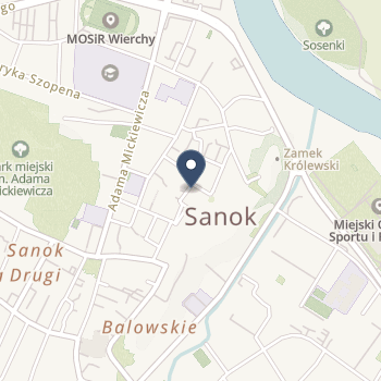 Centrum Promocji Zdrowia Sanvit II O/sanok Ośrodek Rehabilitacji i Odnowy na mapie