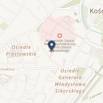 Wielkopolskie Centrum Neuropsychiatryczne im. Oskara Bielawskiego w Kościanie na mapie