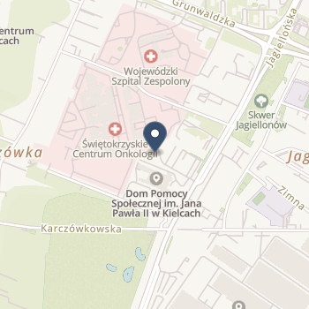 Świętokrzyskie Centrum Onkologii w Kielcach na mapie