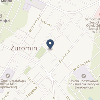 Stacja Opieki - Centrum Pielęgniarstwa Rodzinnego Caritas Diecezji Płockiej w Żurominie na mapie