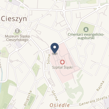 Zespół Zakładów Opieki Zdrowotnej w Cieszynie na mapie