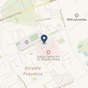 Szpital Ogólny im. Dr Witolda Ginela w Grajewie na mapie