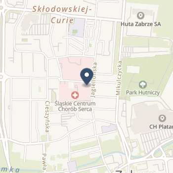 Śląskie Centrum Chorób Serca w Zabrzu na mapie