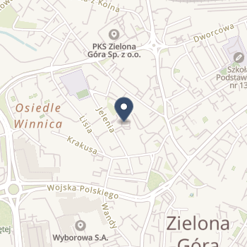 Polskie Towarzystwo Zapobiegania Narkomanii Oddział Terenowy w Zielonej Górze na mapie