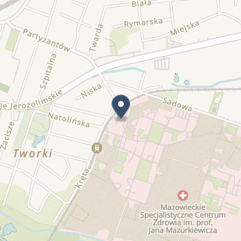 Mazowieckie Specjalistyczne Centrum Zdrowia im.prof. Jana Mazurkiewicza w Pruszkowie na mapie