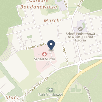 Szpital Miejski Murcki w Katowicach na mapie