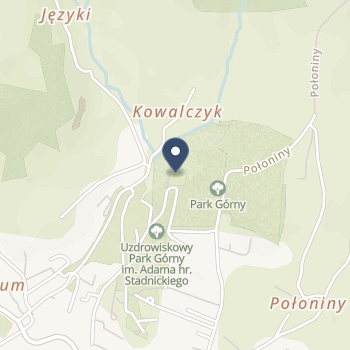 Uzdrowisko Szczawnica na mapie