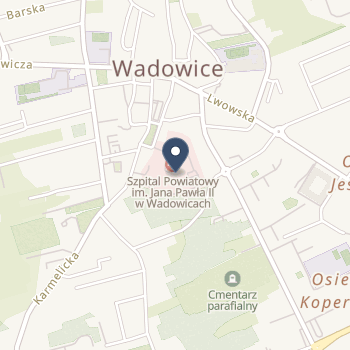 Zespół Zakładów Opieki Zdrowotnej w Wadowicach na mapie