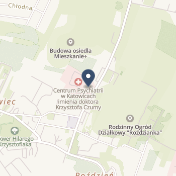 Centrum Psychiatrii w Katowicach im. dr. Krzysztofa Czumy na mapie