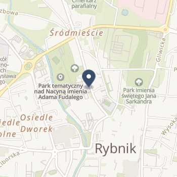 Kliniczny Szpital Psychiatryczny SPZOZ w Rybniku na mapie