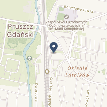 Dom Hospicyjny w Pruszczu Gdańskim na mapie