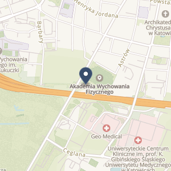 Akademickie Centrum Medyczne Awf Katowice na mapie