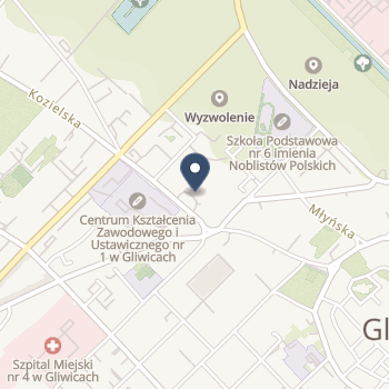 Szpital Miejski w Gliwicach na mapie