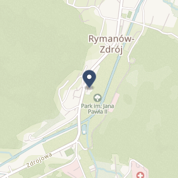 Uzdrowisko Rymanów na mapie