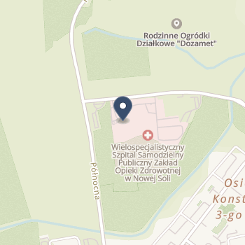 Wielospecjalistyczny Szpital w Nowej Soli na mapie
