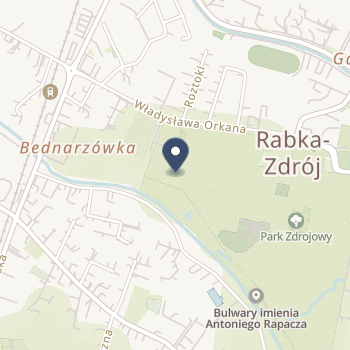 Uzdrowisko-Rabka na mapie
