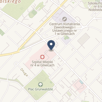 Gliwickie Centrum Medyczne na mapie