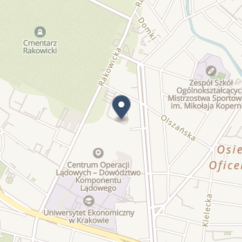 Kolejowe Centrum Medyczne Olszańska w Likwidacji na mapie