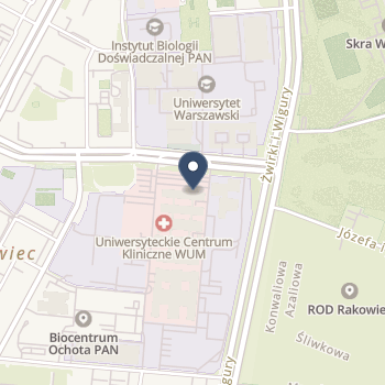 Uniwersyteckie Centrum Kliniczne Warszawskiego Uniwersytetu Medycznego na mapie