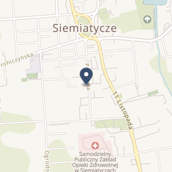 SPZOZ w Siemiatyczach na mapie