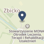Stowarzyszenie Monar Ośrodek Leczenia, Terapii i Rehabilitacji Uzależnień w Zbicku na mapie