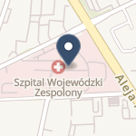 Wojewódzki Szpital Zespolony im. Stanisława Rybickiego w Skierniewicach na mapie