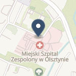 Miejski Szpital Zespolony w Olsztynie na mapie