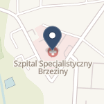 Szpital Powiatowy w Brzezinach na mapie