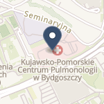 Kujawsko - Pomorskie Centrum Pulmonologii w Bydgoszczy na mapie