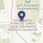 SPZOZ Ministerstwa Spraw Wewnętrznych i Administracji w Szczecinie na mapie