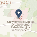 Kliniczny Szpital Ortopedyczny i Rehabilitacyjny w Zakopanem na mapie