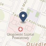 Szpital Głogowski na mapie