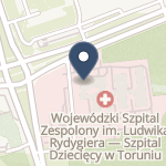 Wojewódzki Szpital Zespolony im. L. Rydygiera w Toruniu na mapie