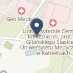 Uniwersyteckie Centrum Kliniczne im. prof. K. Gibińskiego Śląskiego Uniwersytetu Medycznego w Katowicach na mapie